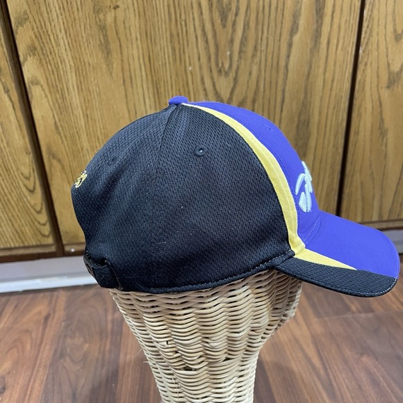 TaylorMade Minnesota Vikings Golf Hat Cap Strap Back Purple Yellow NFL Football - Picture 7 of 7